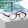 Ready glasses GA0185 (color: C1 coffee; diopter: +2.5; tint: no)