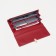 Women's wallet on a magnet, burgundy color