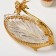 Fruit stand "Liszt", 23 × 12 × 18 cm, gold color