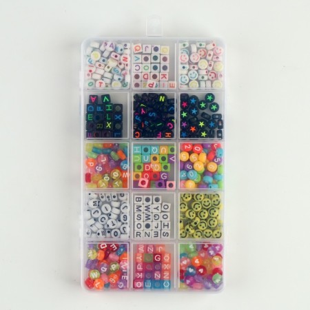 Set for creating jewelry, 15 types of beads-2