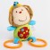 Soft “elephant” suspension, slot., Rattle, on a crib, stroller, species mix, crumb I