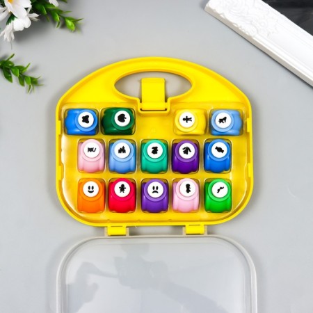 A set of curly holes in the chest of 14 pcs mix-1