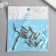 Decor Metal for creativity "Fish" silver 7815 2.4x0.6 cm