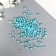 Decor for creativity plastic "Balls. Blue water" d = 1.5-8 mm, set 10 grams