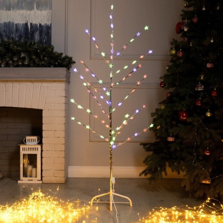 LED bush "Stars" 1.5 m, 84 LED, blinking, 220 V, glow of multi (RG/RB)