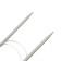 The knitting needles are circular, aluminum with 80 cm/6.0 mm coating
