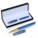 Gift Roller handle, in the leatherette case, the case is blue, gold