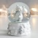 Souvenir Polystone Water Ball "Snowman in a hat with pompom" 7x6.7x8.8 cm