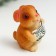 Polystone souvenir "Bunny with a bill/hill" mix 4x3x2.6 cm