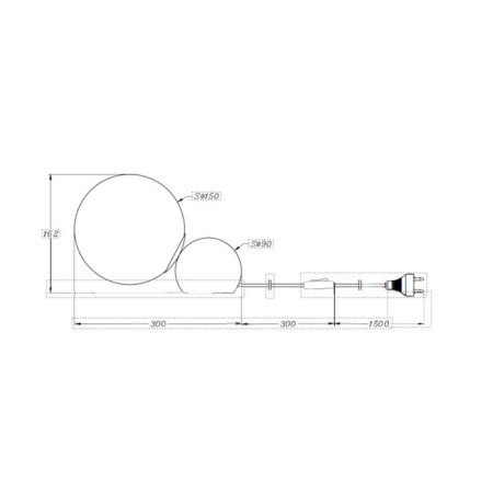 Luminaire desktop Maytoni Mod048TL-01G, E14, 1x40 W, 300x150x162 mm, black-2