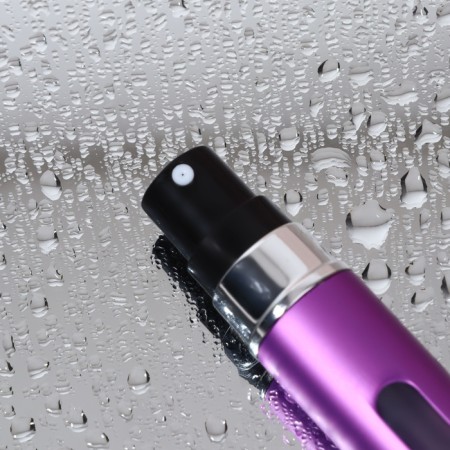 Perfume atomizer, with a spray, 10 ml, purple color-3