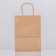 Craft bag without printing, round handle, 15 x 21 x 8 cm, 120 g