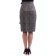 Women's skirt, size 42, brown color, black