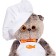 Soft toy "Basik Chef", 19 cm