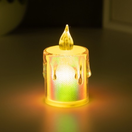 Nightlight "Rainbow candle" LED 0.3W 3.5x3.5x6.5cm-2