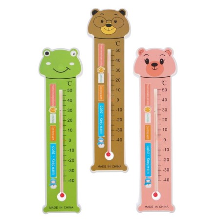 The thermometer is an indoor "Bear with glasses", color mix-7