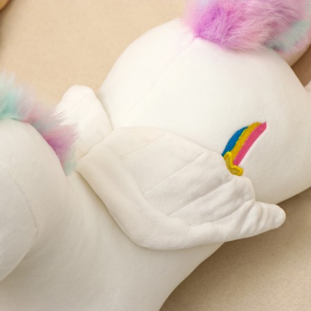 Soft toy "Unicorn", 60 cm, white color-2
