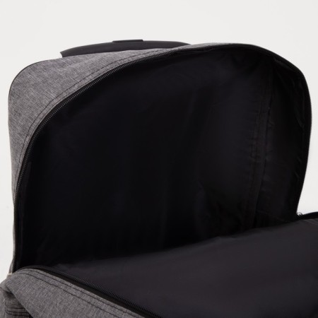Road bag 18 "on wheels, a lightning department, 4 outer pockets, color gray color-3