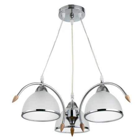Lamp "Kian" 3he27 40W silver 51x51x60 cm Bayerlux