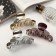 Hair crab "Gloss Lux" circles, 9 cm, mix