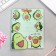 AM EM Avocado notebook, 34.7 x 21.1 cm