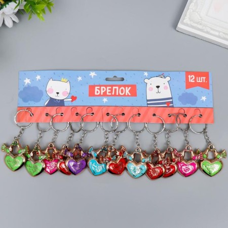 Trick Plastic for Metal "Doves on the Heart" MIX 3x3.7 cm-4