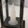 Nightlight 48119/1 "candle" batteries 3haaa black with a golden patina 8x8x18 cm Risalux