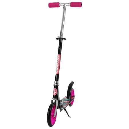 Graffiti scooter, folding, Pu 200 mm wheels, ABEC 7, black color-2