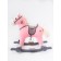 Horse Railway Capacked Amarobaby Prime, with wheels, 63x35x60 cm, pink color