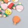 Decor for creativity Plastic "Fruit on a stick" set 10 pcs mix 2.1x1.4 cm