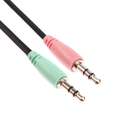 Dialog Homeline HS-M285 headphones, game, full-size, microphone, 2x3.5mm, 1.5 m, black-6
