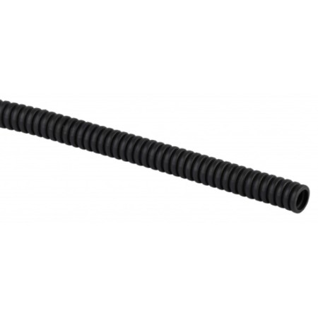 Pipe corrugated PND ERA GOFR-50-20-HD light black d 50 mm, with probe, 20 m