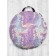 Pillow Siddle "Unicorns with butterflies", decorative, d = 52 cm