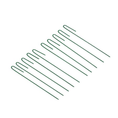 Universal pegs, h = 30 cm, leg d = 0.3 cm, set 10 pcs., Green, Greengo