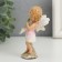 Souvenir Polystone "Angel -musician - Flowers game" MIX 3.5x4.5x9 cm