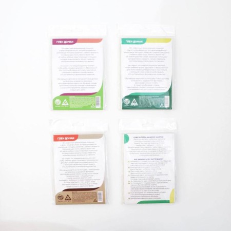 Training cards according to the methodology of G. Doman “Learning to read”, A6, mix-5
