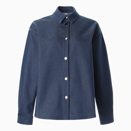 Women's shirt minku: minku: jeans collection color Blue Blue, rr 42-8
