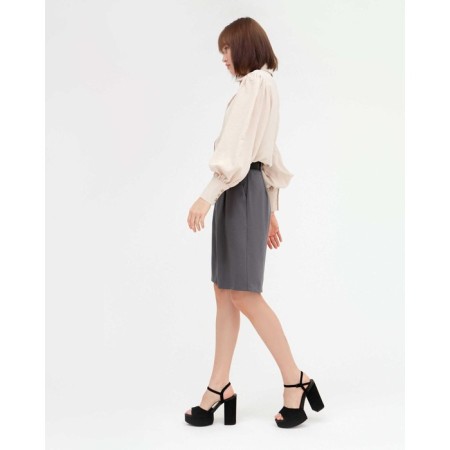 Shorts female bermuds minku color graphite, size 42-4