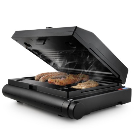 Electric grill KitFort KT-1632, 1000 W, anti-stick coating, 22.2x12.8 cm