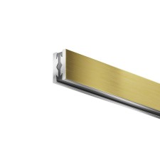 The overhead tire/suspended Technical TRX154-112BS Busbar Trunkings Flarity, 2000x8.5x15 mm, brass color