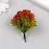 Artificial plant for creativity plastic "Fiery tree" 6 cm