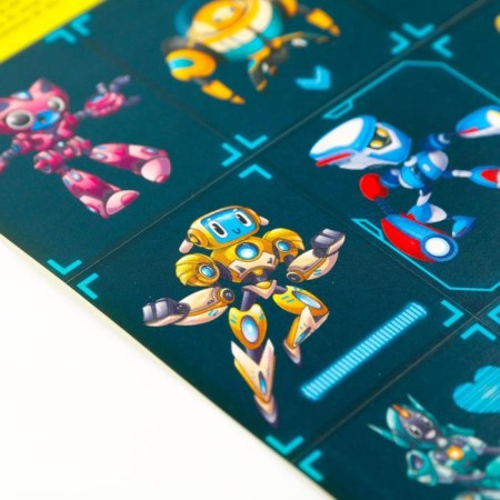 Paper stickers "Technorobots", 11 × 15.5 cm-1