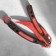 Wooden souvenir "Babois knife. Kerambit", red