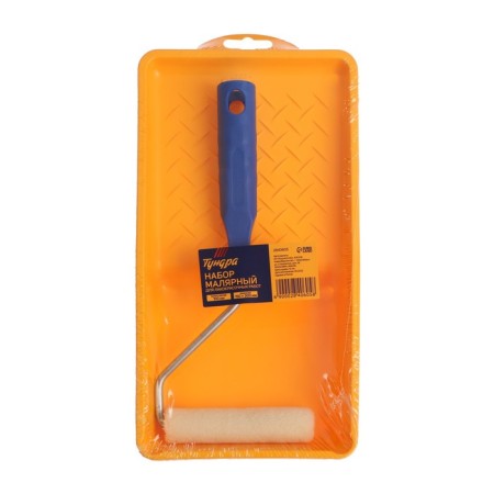 Tundra set, for work with varnishes, velor velor 100 mm, bath 150 x 290 mm-6