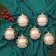 Set of balls plastic D-7 cm, 6 pcs "Surprise" pink