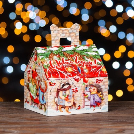 Gift box "Lesnaya House Big", 16 x 14 x 15.5 cm set 5 pcs-1