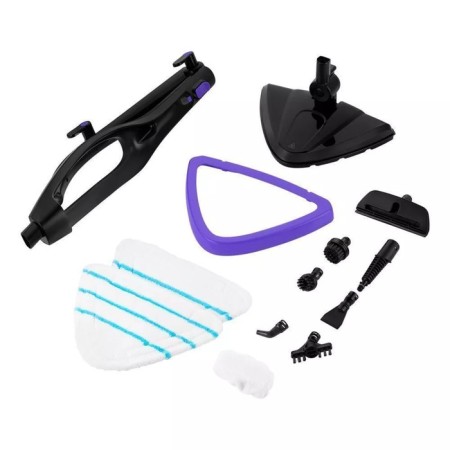 Steam mop KitFort KT-1051, 1500 W, 380 ml, cord 4.9 m, black-violet-6