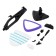 Steam mop KitFort KT-1051, 1500 W, 380 ml, cord 4.9 m, black-violet