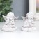 Polystone souvenir "Snowty angel with a book on the cloud" MIX 5x4.5x5.4 cm