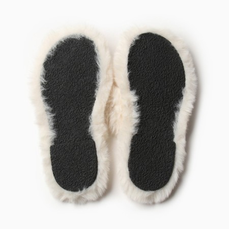 Women's slippers with an open nose size 36, milk color-16